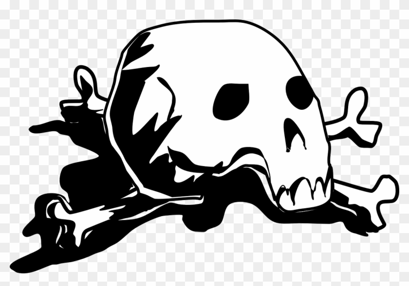 Skull And Crossbones - Skull Clipart #977749