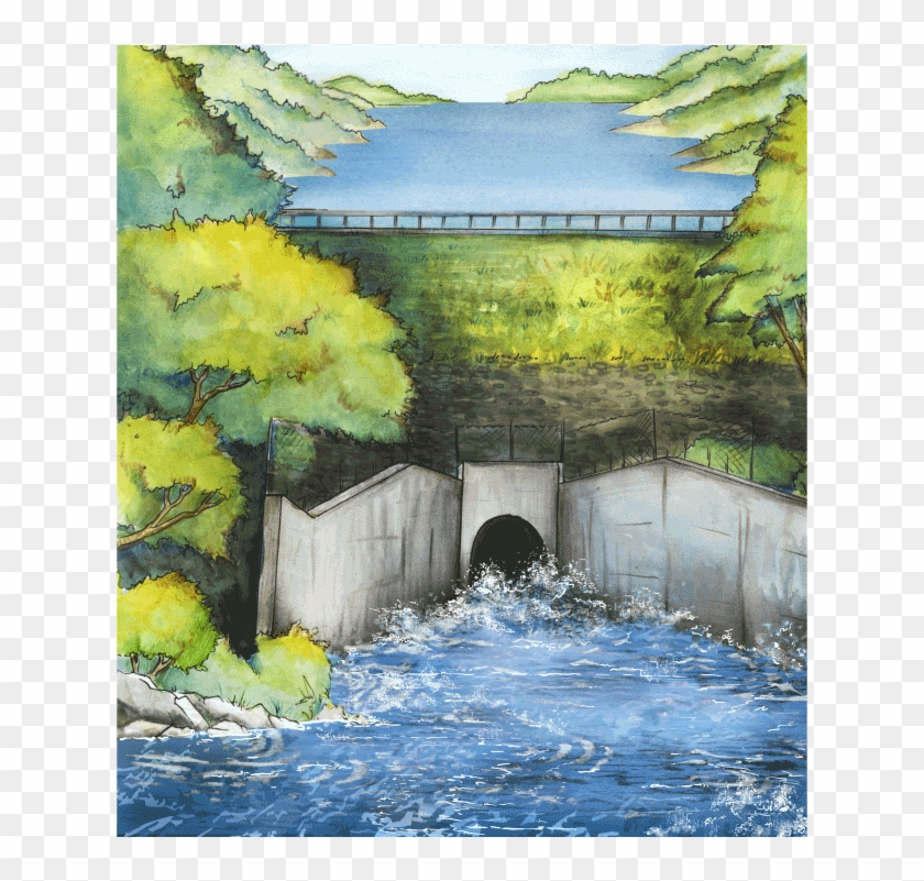 The River Basin - Painting Clipart #977752
