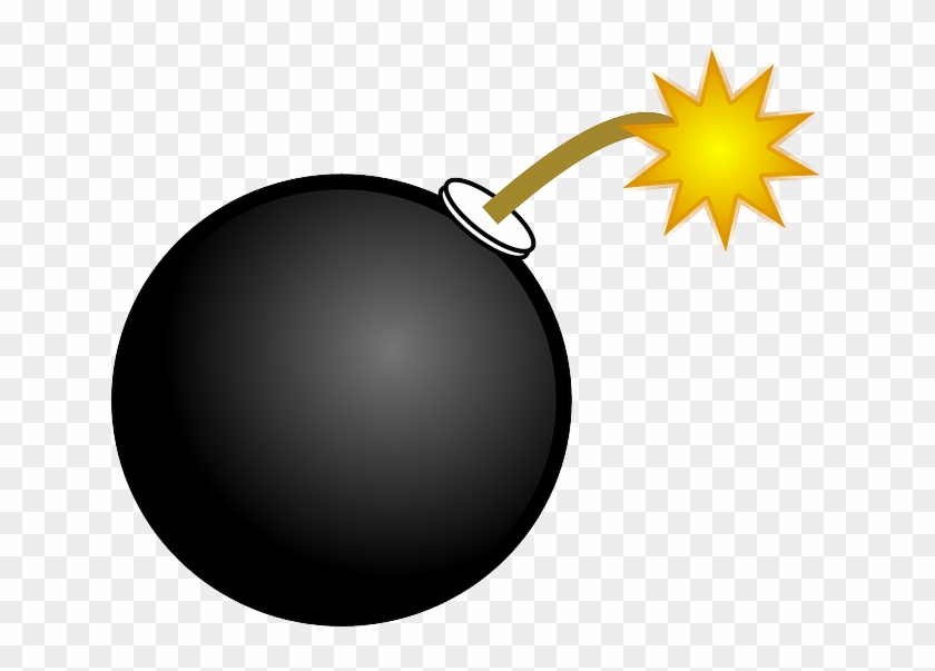 Grenade Clipart Transparent Background - Fuse Bomb Transparent Background - Png Download