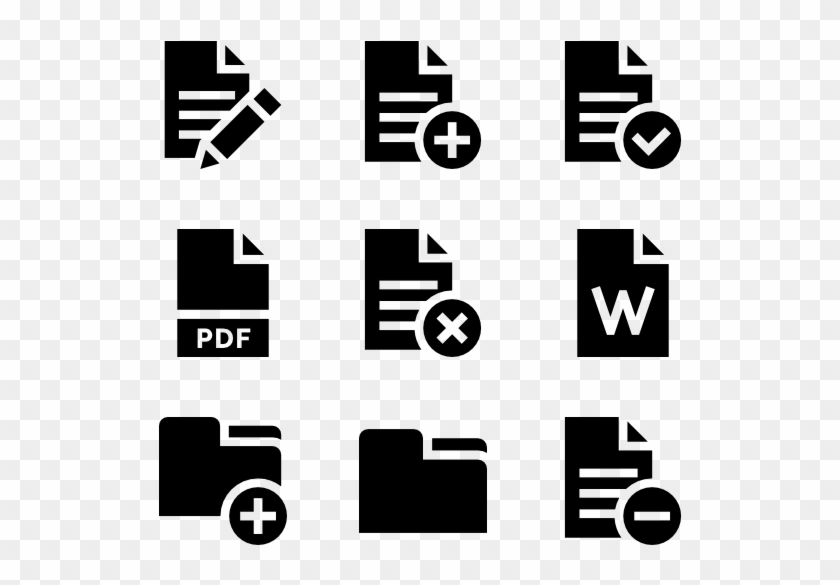 Solid Files And Folders - Navigation Icons Clipart