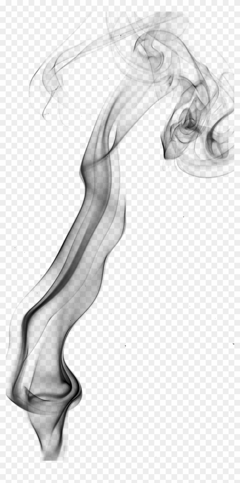 Drawn Smoking Joint Smoke Clipart #978808