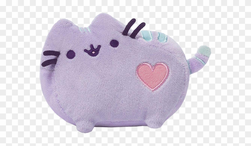 This 6” Plush Version Of Pusheen Brings Her Adorable - Purple Pusheen Clipart