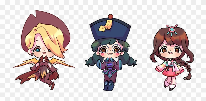 Some Overwatch Stickerss - Cartoon Clipart