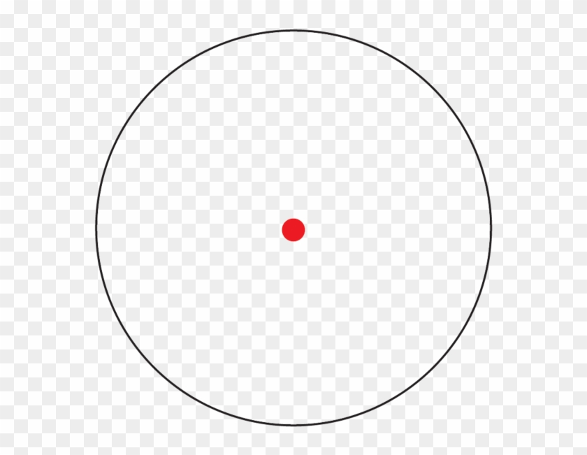 Bushnell Tac Optics Big Dot 1x37mm 3 Moa Reticle Red - Circle Clipart