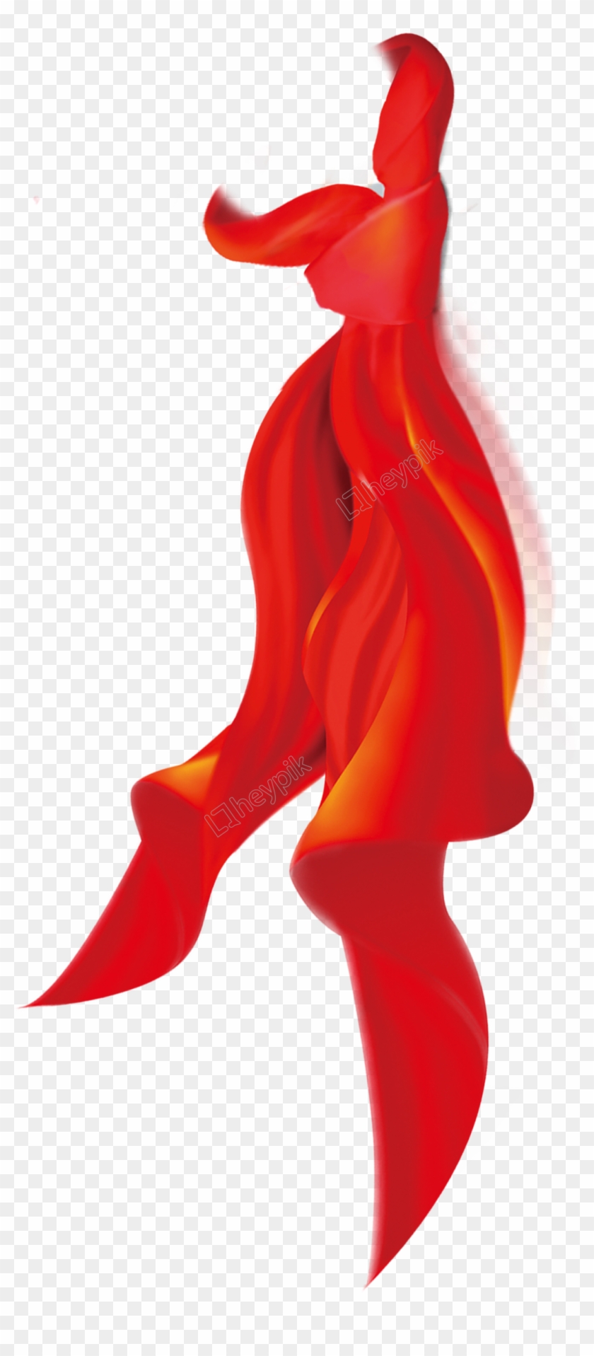 Red Scarf Png - Illustration Clipart