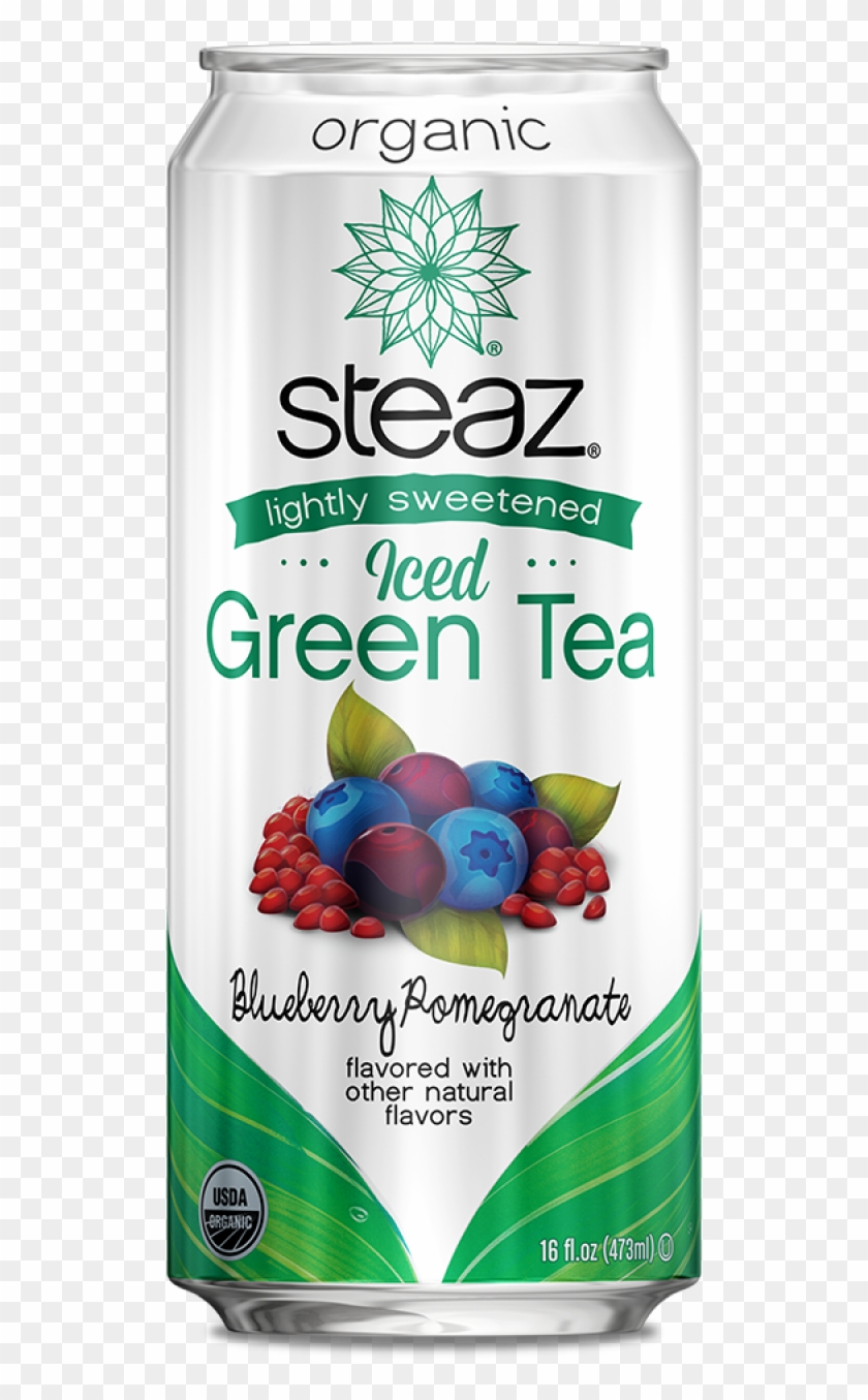 Blueberry Pomegranate - Steaz Zero Calorie Iced Green Tea Raspberry Clipart