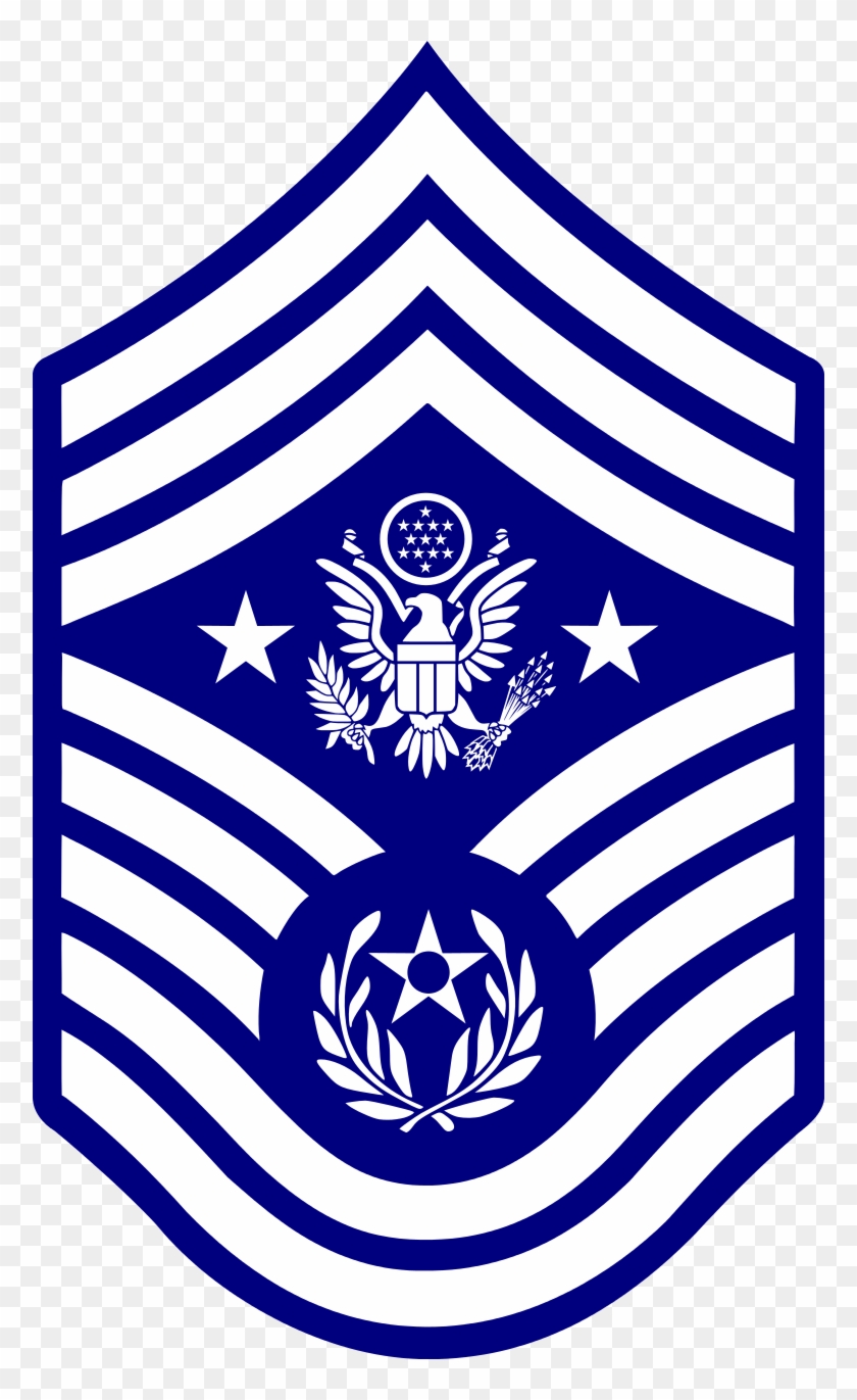 E9d Usaf Cmsaf - E9 Air Force Insignia Clipart #980633
