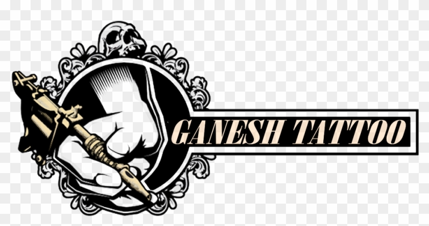 Welcome To Ganesh Tatto Studio - Logo Tattoo Machine Png Clipart #981613