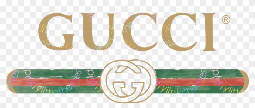 Vintage Gucci Inspired Logo Vector Png - Graphics Clipart #981952