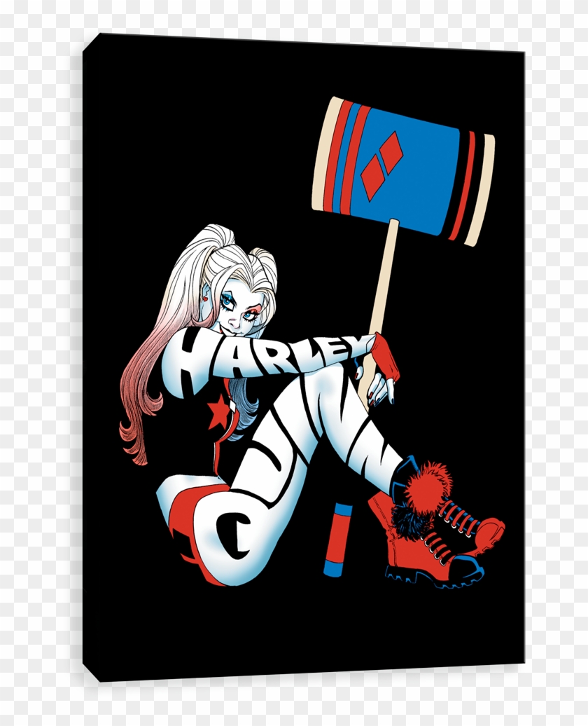 Harley Quinn Vol 6 Black White And Red All Over Clipart #982733