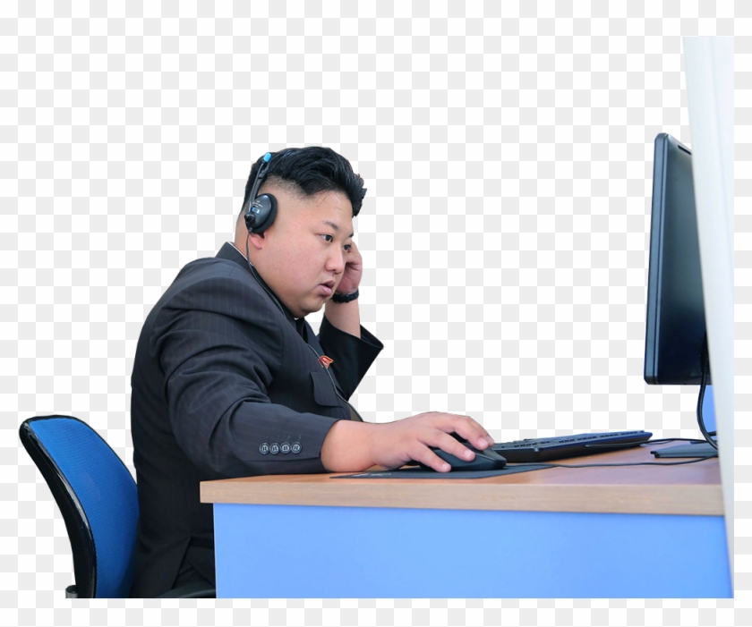 Kim Jong Un Png - Sitting Clipart #982866