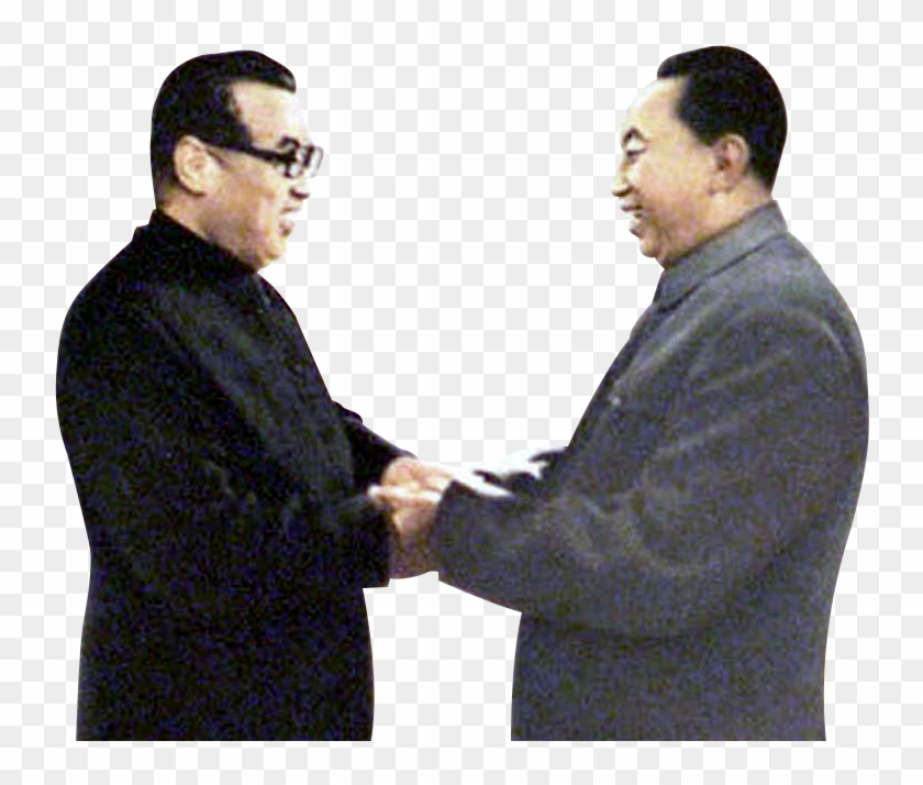 Kim Il Sung And Hua Guofeng - Holding Hands Clipart #983104
