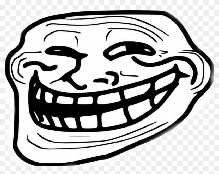 Troll Sticker - Trollface Png Clipart #983381