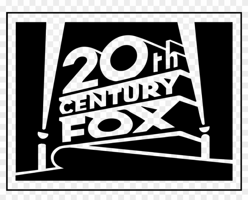 20th Century Fox Logo - Logo Studios 20th Century Fox Black And White Clipart