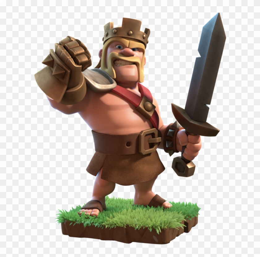 Clash Of Clans Clipart Barbarian King - Rei Bárbaro - Png Download #983609