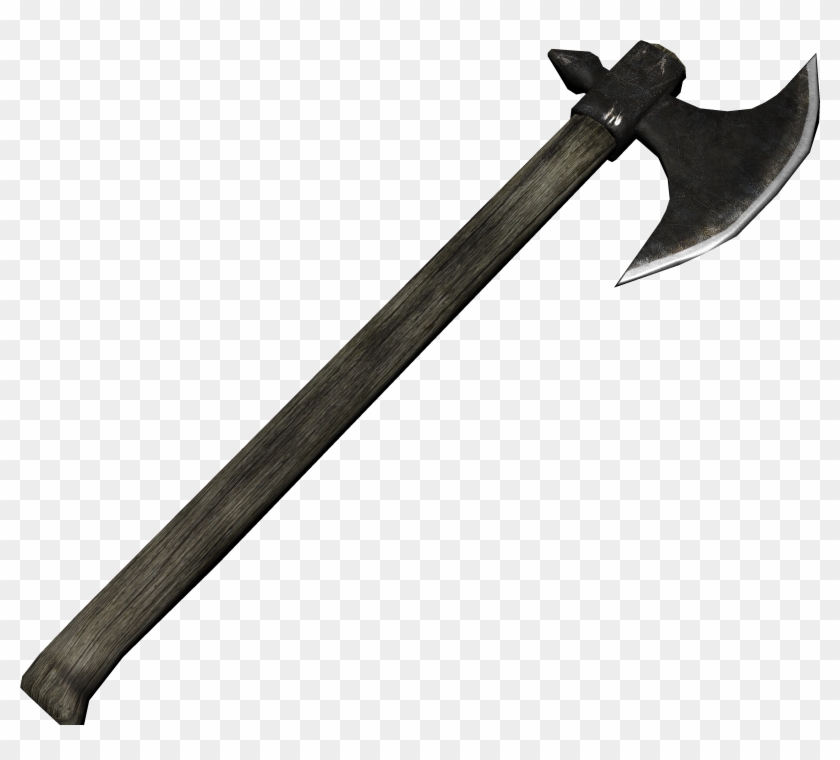 Axe Clipart Medieval - Cold Weapon - Png Download #983657