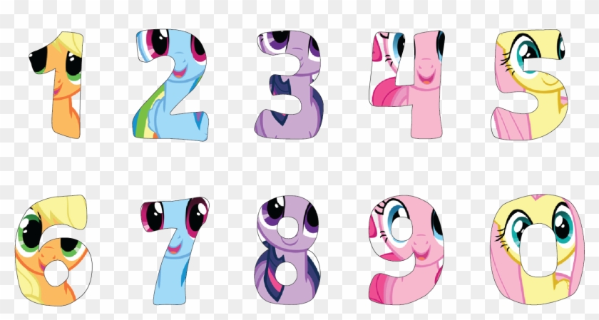 My Little Pony Alaphabet My Little Pony Numbers Clipart #983700