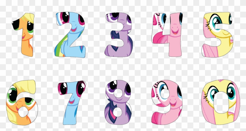 My Little Pony Alaphabet My Little Pony Numbers Clipart
