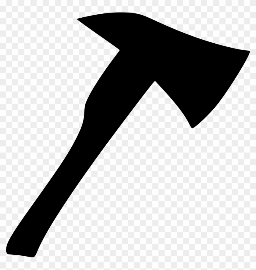 Axe Svg Png Icon - Black Fire Axe Clipart Transparent Png #983734