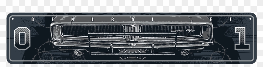 Street Sign 01 General Lee Tattoo Metal - Grille Clipart #984039