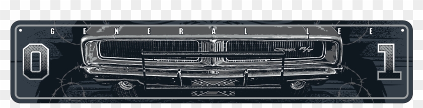 Street Sign 01 General Lee Tattoo Metal - Grille Clipart