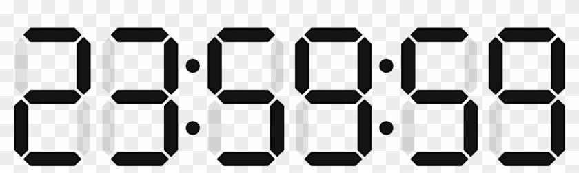 Digital Numbers Png - Digital Clock Numbers Png Clipart