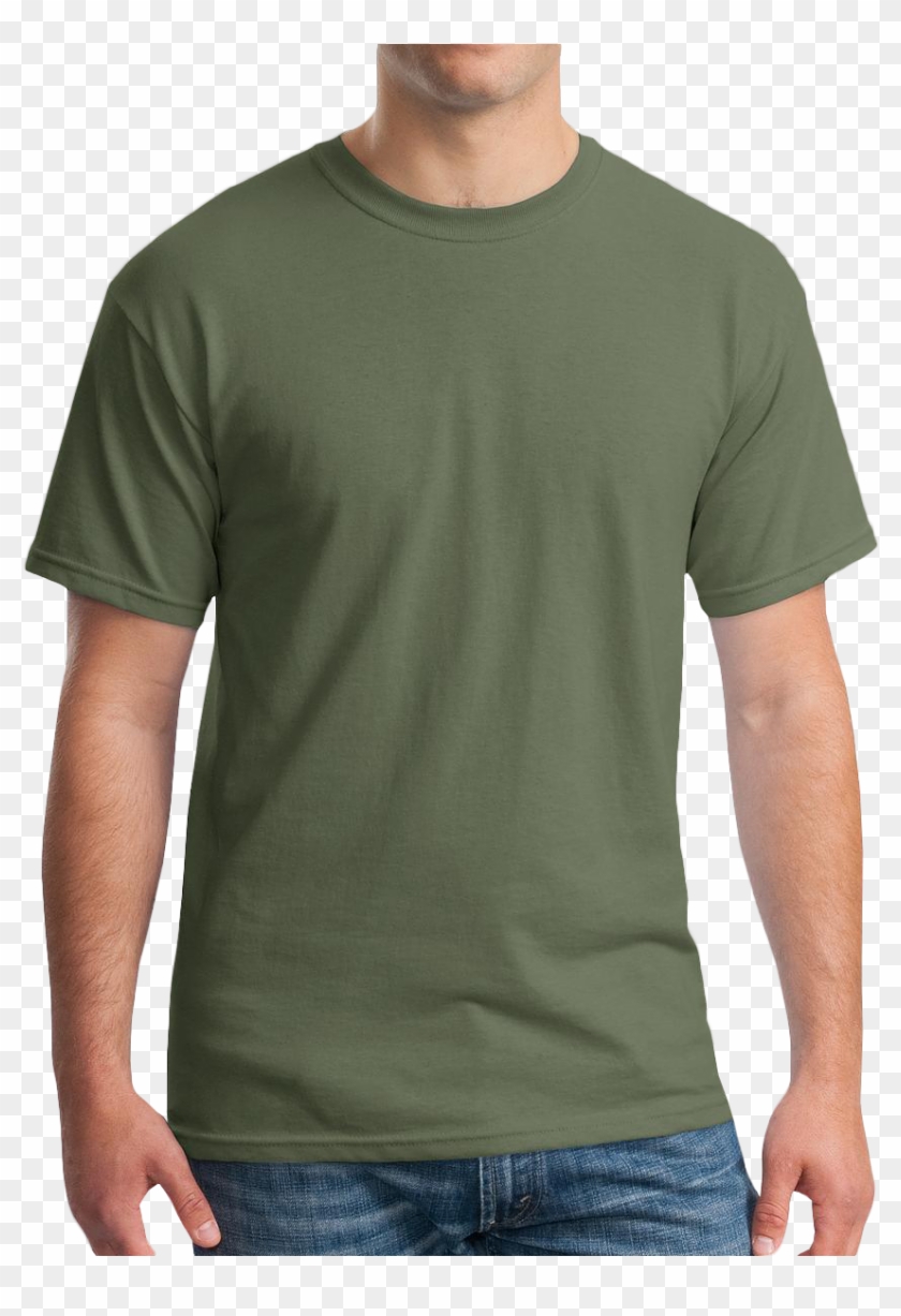 Blank Olive Green Shirt Clipart