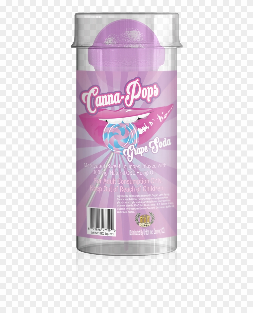 Canna-pops Grape Soda - Poster Clipart