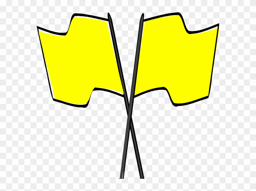 Quantity Of Six Yellow Race Flags With 5/8" - Capture The Flag Clipart - Png Download