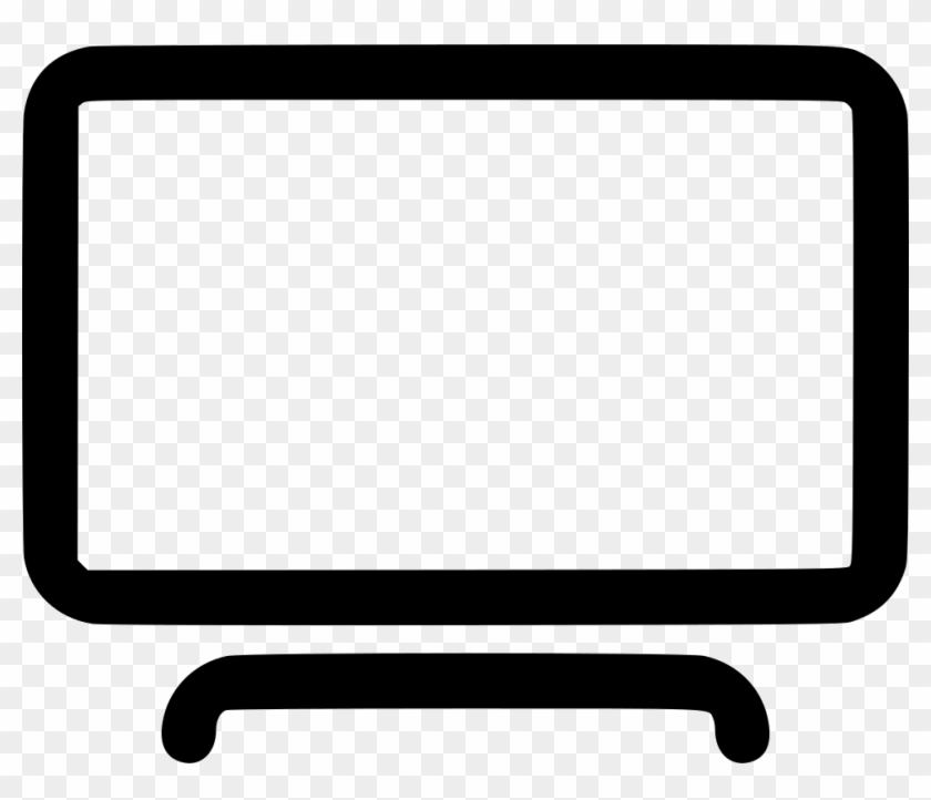 Television Monitor Screen Display Tv Video Svg Png - Icon Clipart #984809