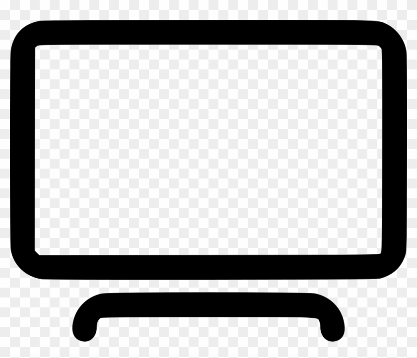 Television Monitor Screen Display Tv Video Svg Png - Icon Clipart