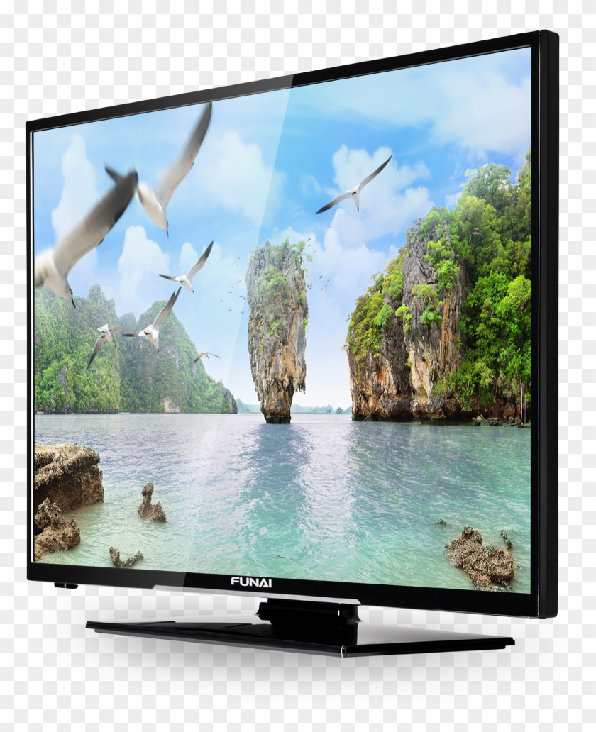 Flat Screen Tv Png - Transparent Background Led Tv Png Clipart #984835