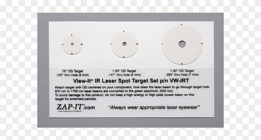 View-it Ir Laser Spot Targets - Circle Clipart #984948