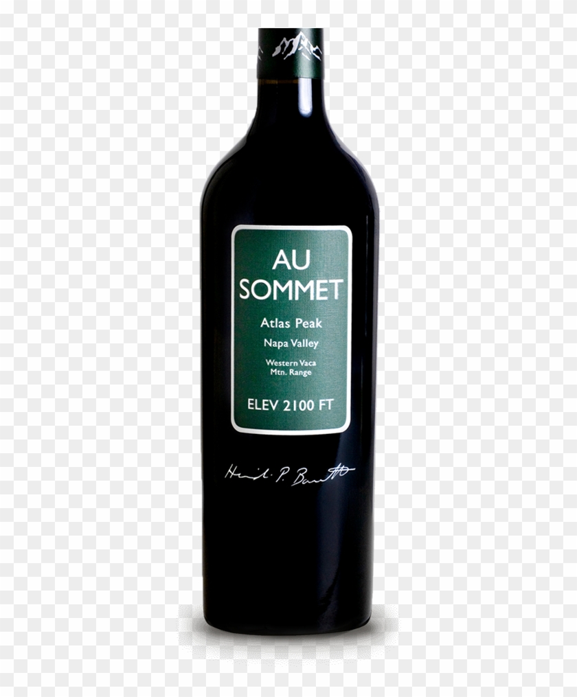 Au Sommet Cabernet Sauvignon - Glass Bottle Clipart