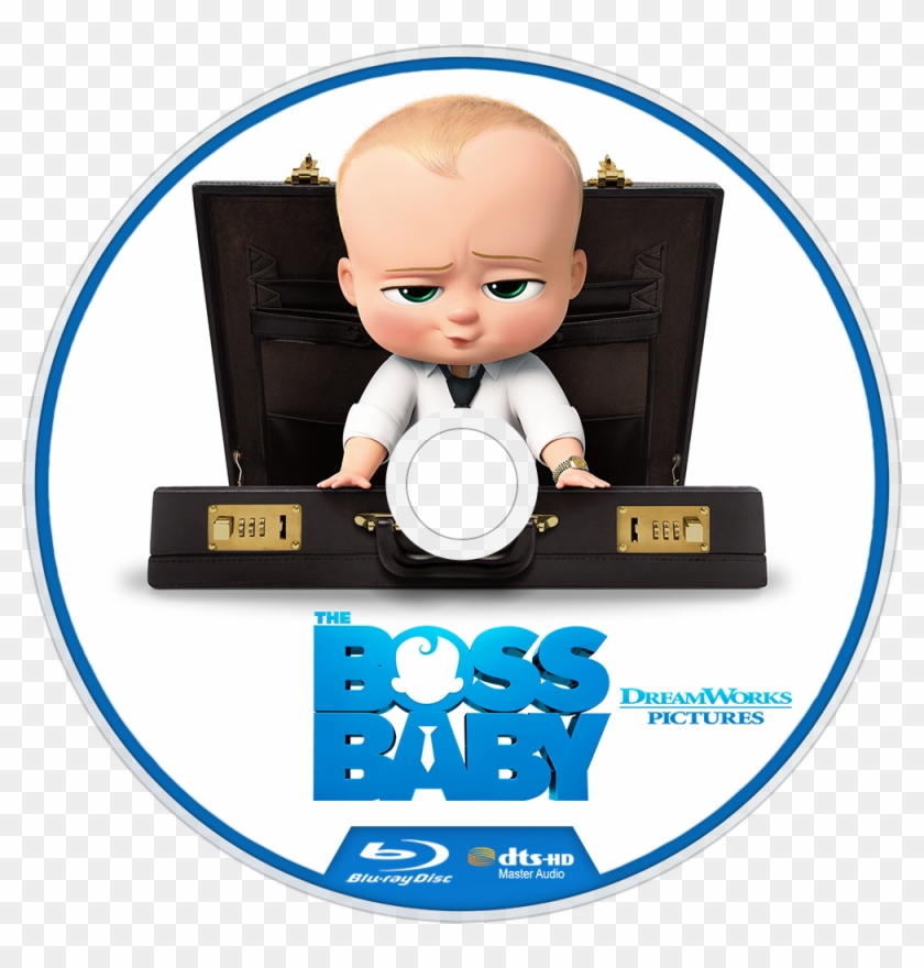 The Boss Baby Bluray Disc Image - Boss Baby Blu Ray Clipart #984982