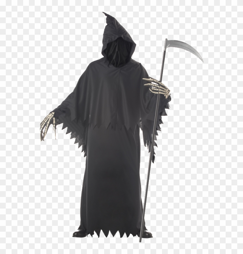 Grim Reaper Halloween Costume Clipart