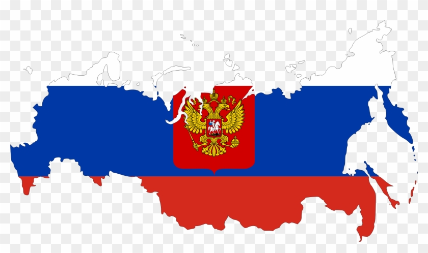 This Free Icons Png Design Of Russia Flag Map Clipart #985435