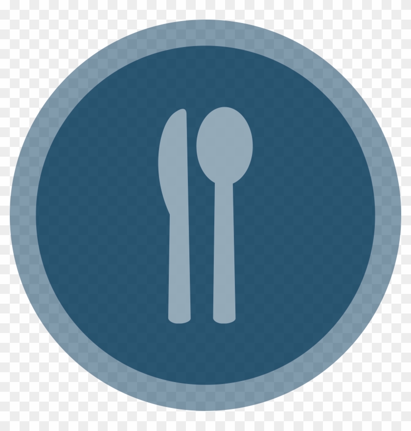 File - Map Icon - Dining - Circle Clipart #985562