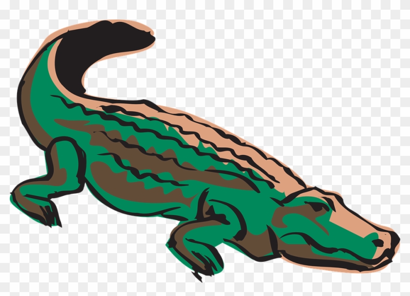 Crocodile Png Images With Transparent Background - Caiman De Anteojos Animado Clipart #985692