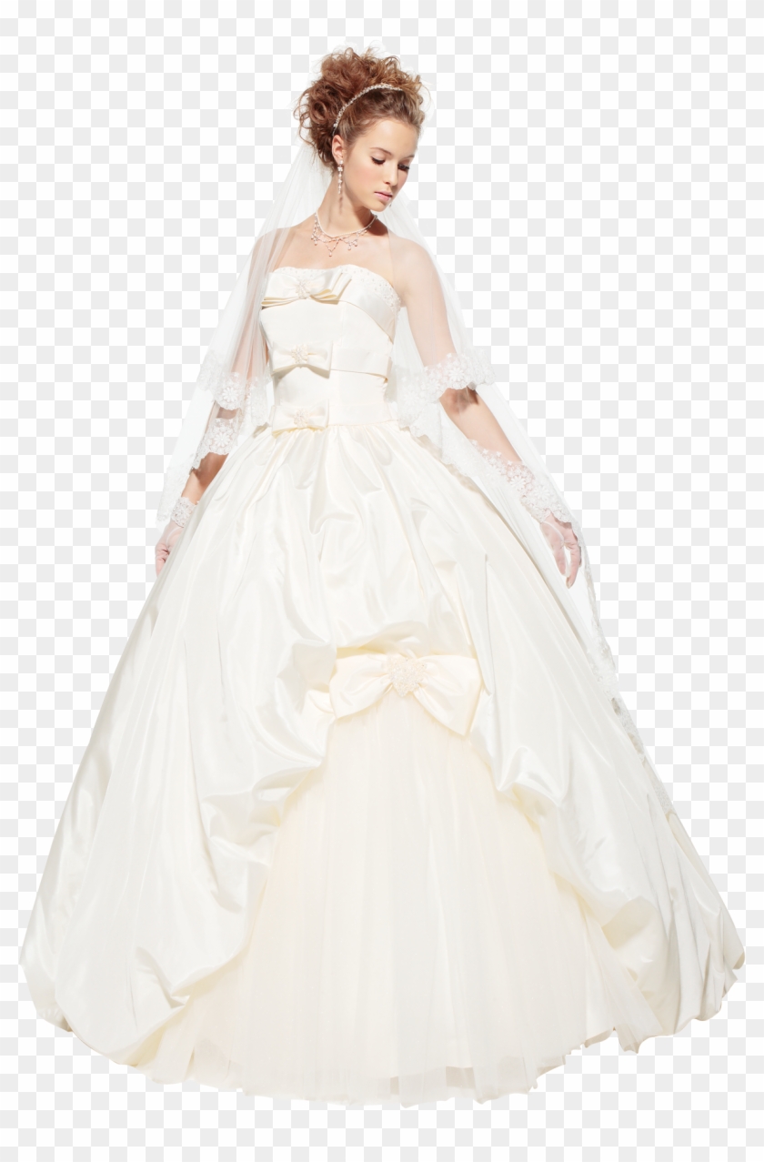 Wedding Dress Png - Women In Wedding Dress Png Clipart #985729