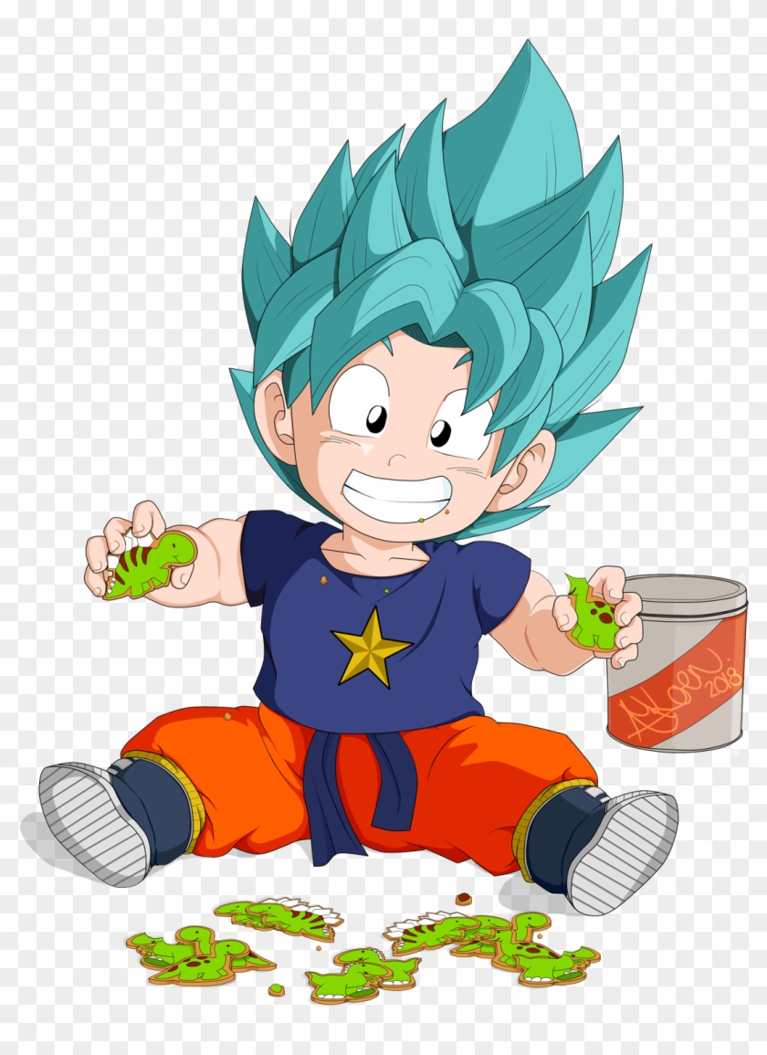 Goku And Bulma's Second Son - Cartoon Clipart