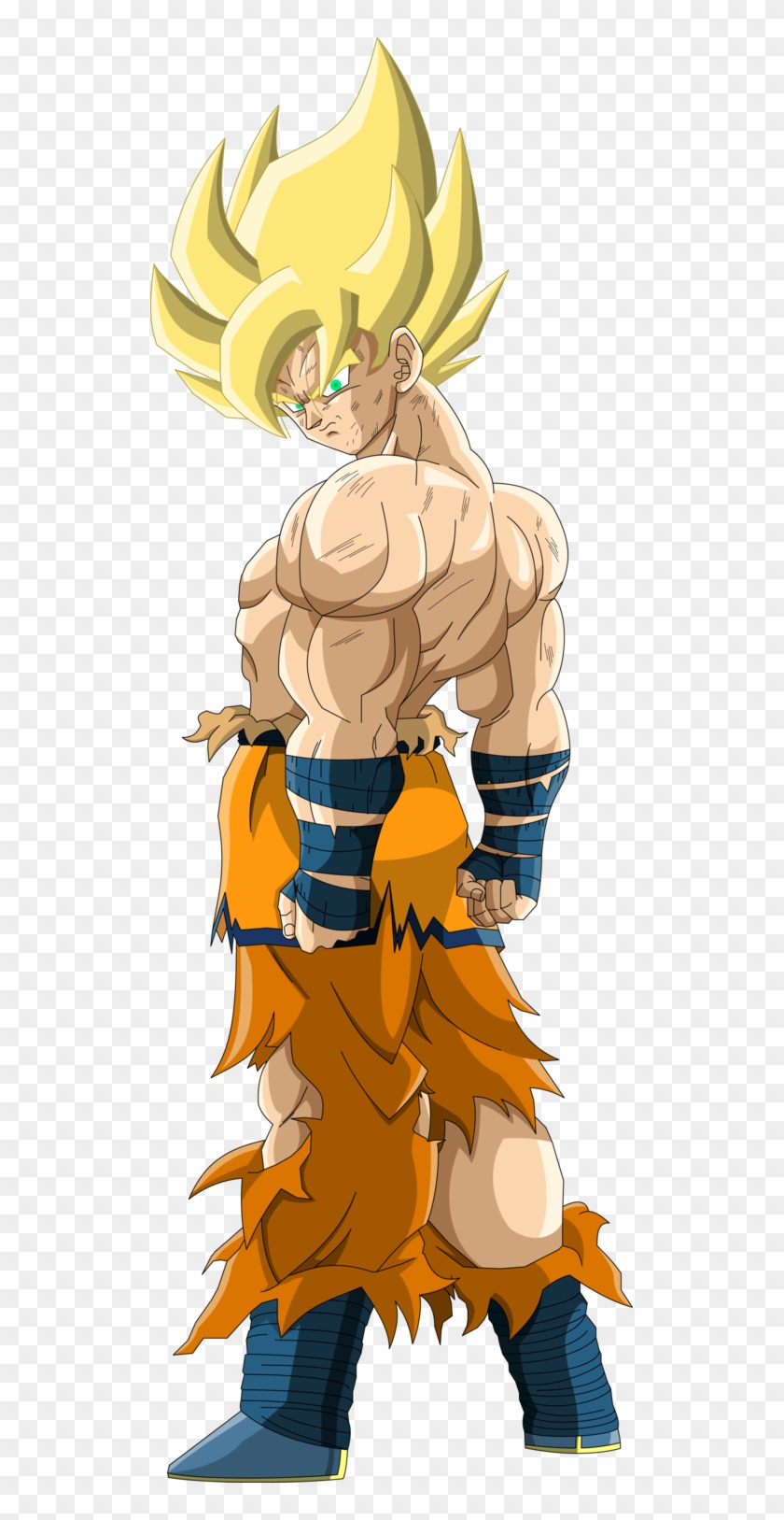 Super Saiyan Goku Png - Super Saiyan Frieza Saga Clipart