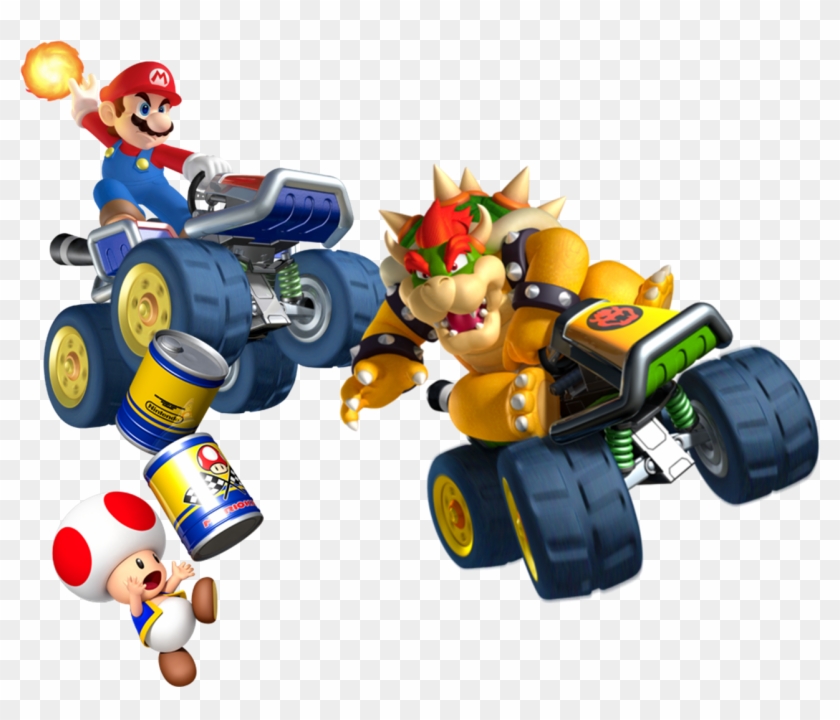 Mario Kart Bowser Toad Clipart