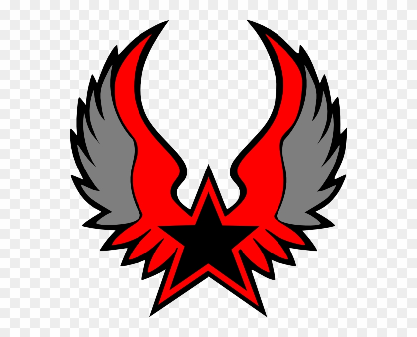 How To Set Use Red Grey Star Emblem Svg Vector Clipart #987019