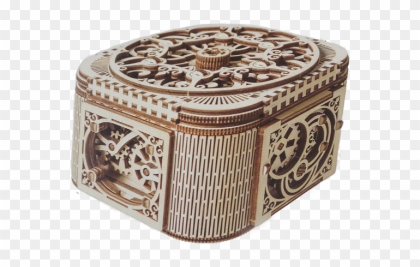Treasure Box Mechanical Puzzle Box - Mechanical Box Puzzle Clipart