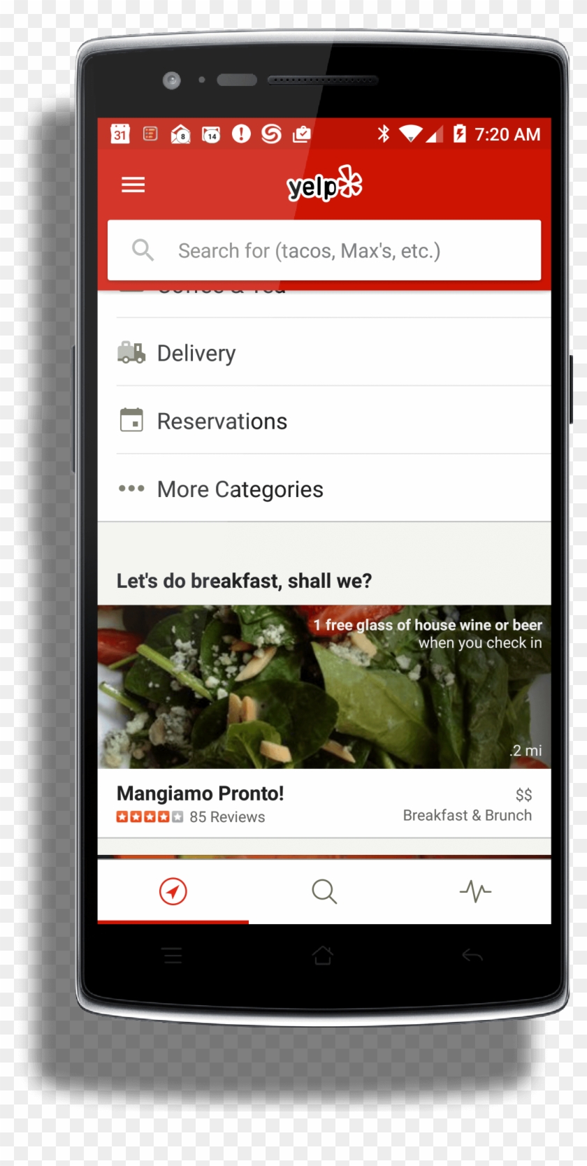 Yelp For Android - Smartphone Clipart #987690