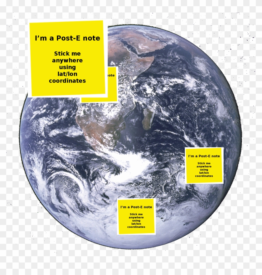 File - Postenotes - Does Planet Earth Look Like From Space Clipart