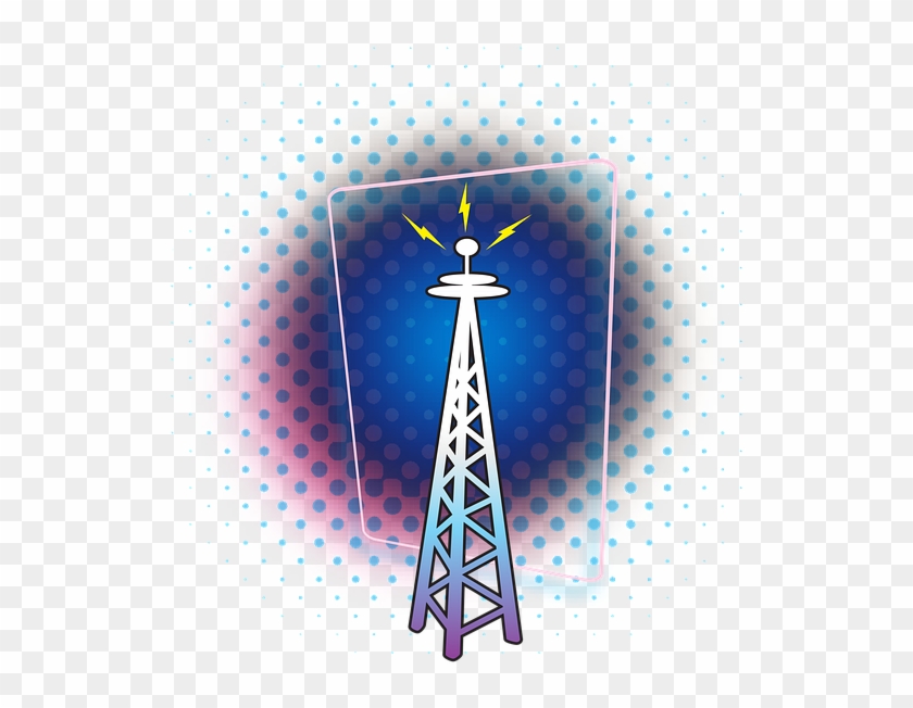 Tower, Satellite, Communication, Technology, Wireless - Satellite Communication Png Clipart