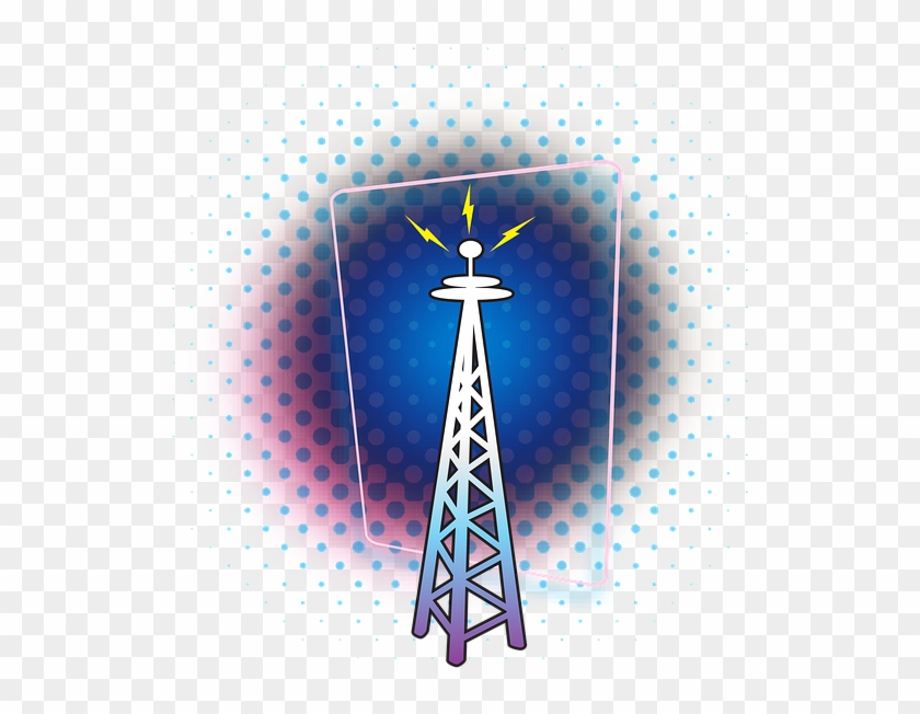Tower, Satellite, Communication, Technology, Wireless - Satellite Communication Png Clipart #987853