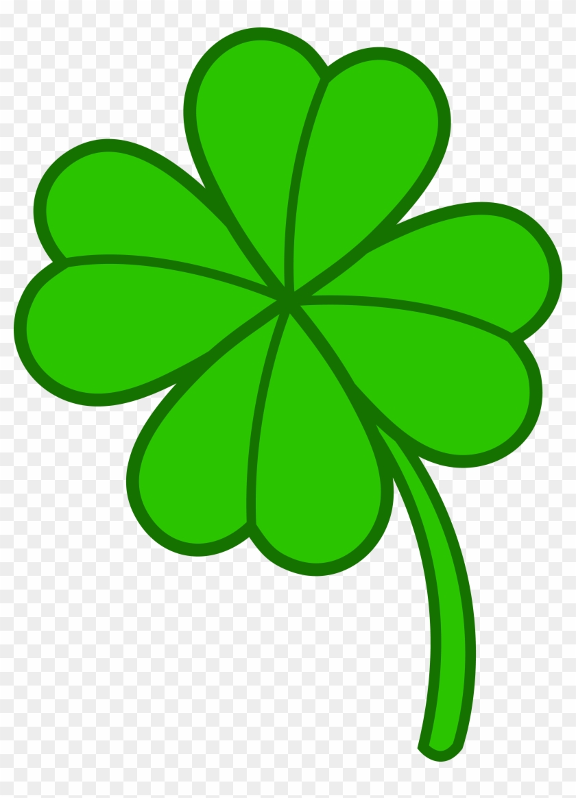 Little 4 Leaf Clover - Four Leaf Clover Clip Art - Png Download #987896